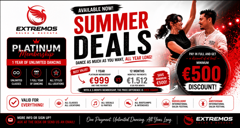 ☀️ AVAILABLE NOW: THE EXTREMOS PLATINUM SUMMER DEALS! ☀️